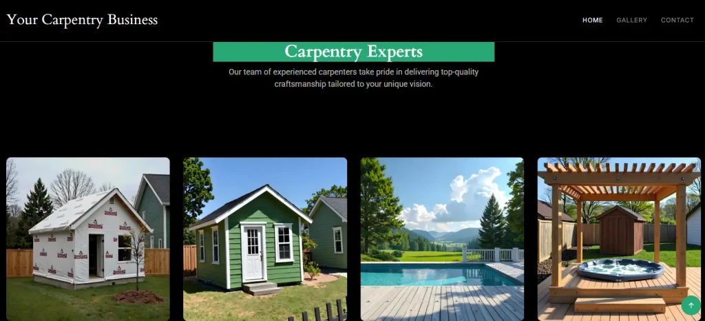 carpenter website cover photo