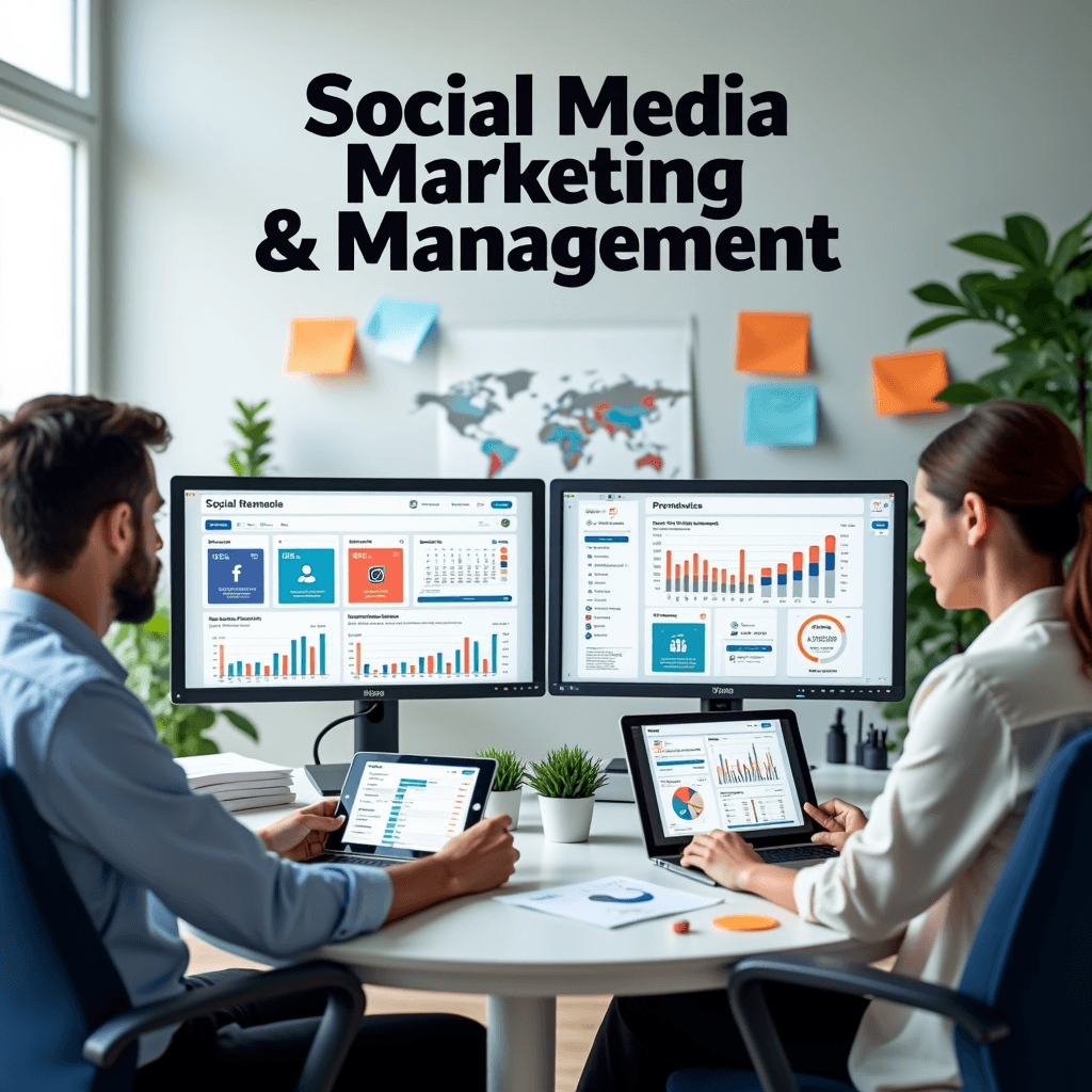 social media marketing & management image