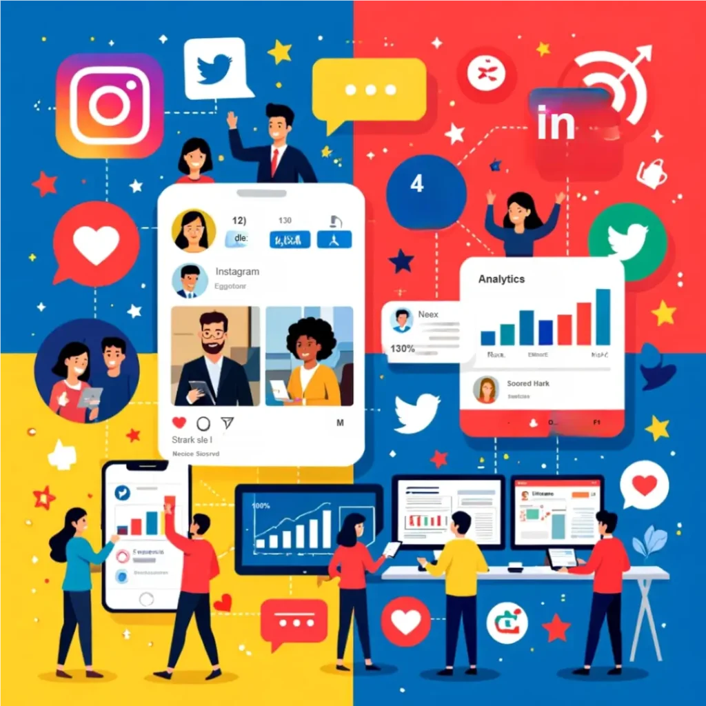 social media section